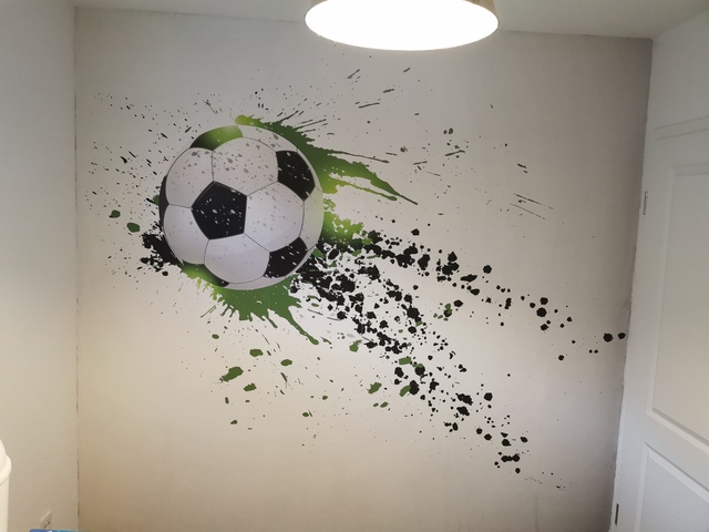 Papier peint Le football est un sport haut en couleur nr. u72798